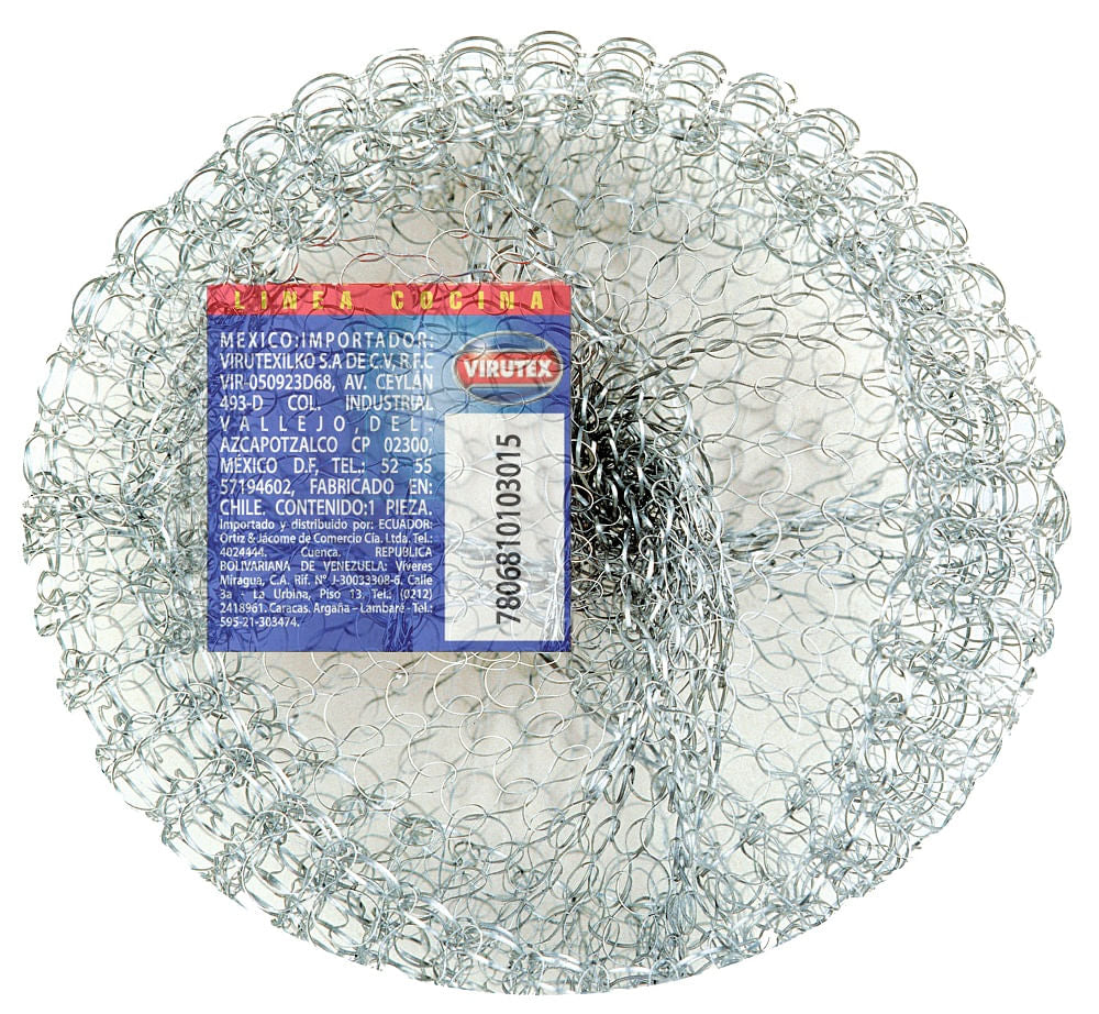 esponja acero virutex