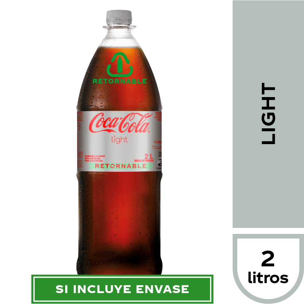 COCA COLA LIGHT 2 LT RETORNABLE