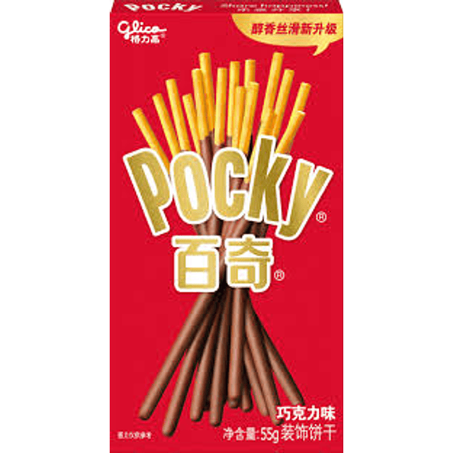 pocky chocolate rojo