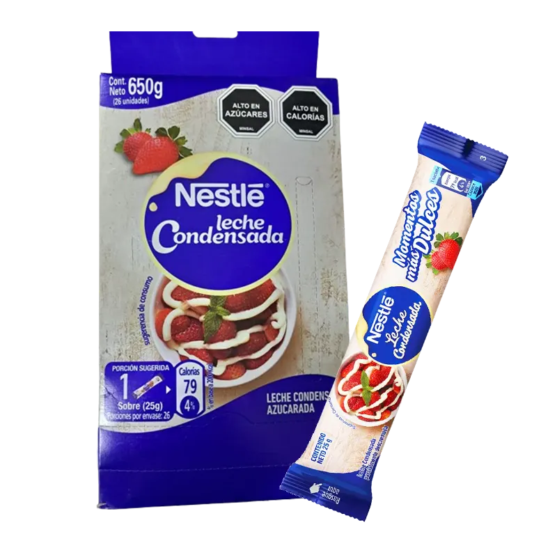leche condesada 25g