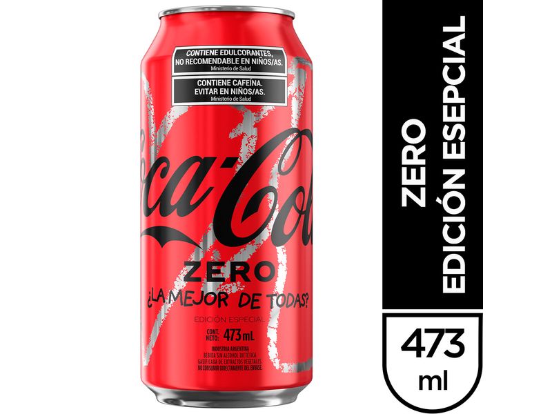 COCA COLA ZERO LATA 473