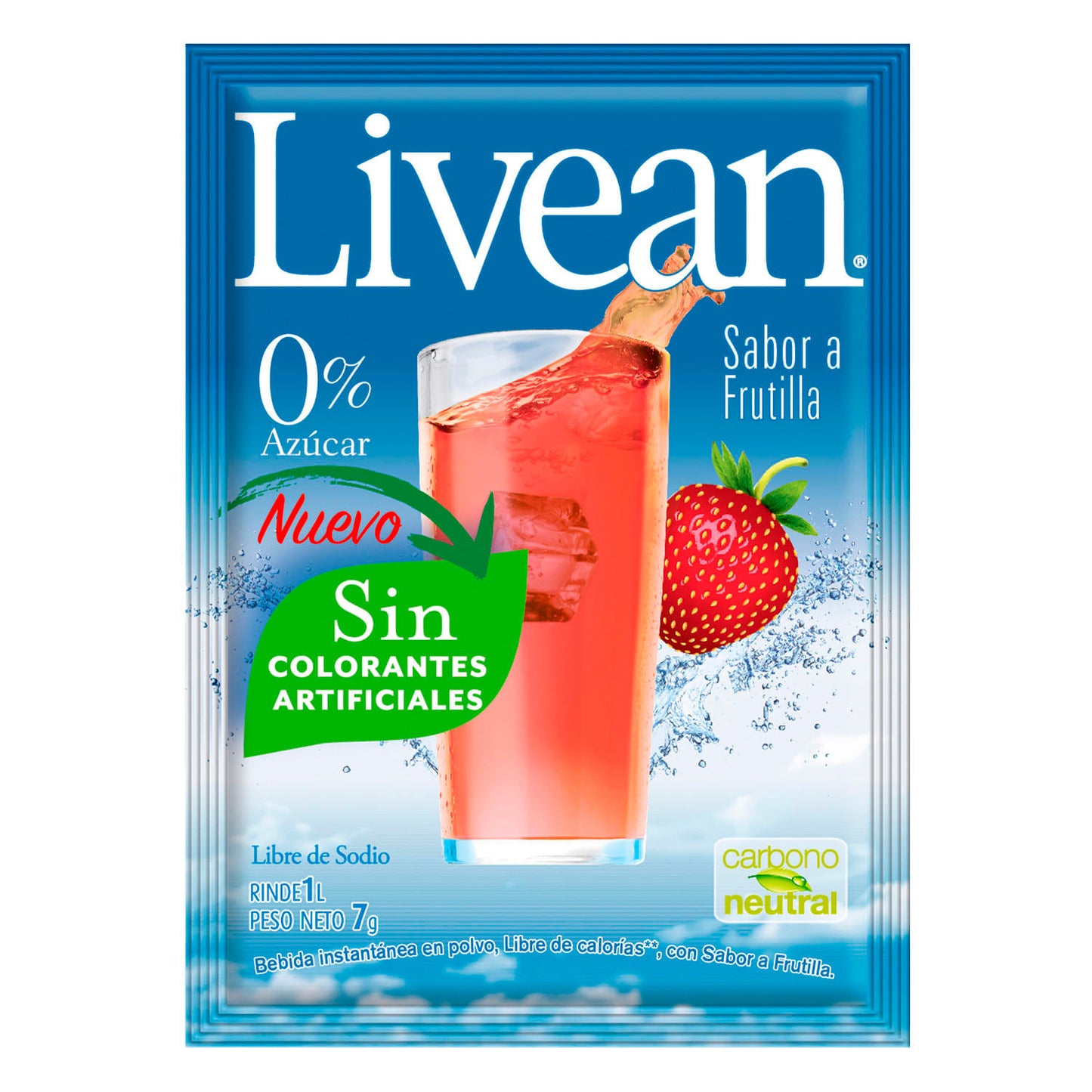 JUGO EN POLVO LIVEAN FRUTILLA