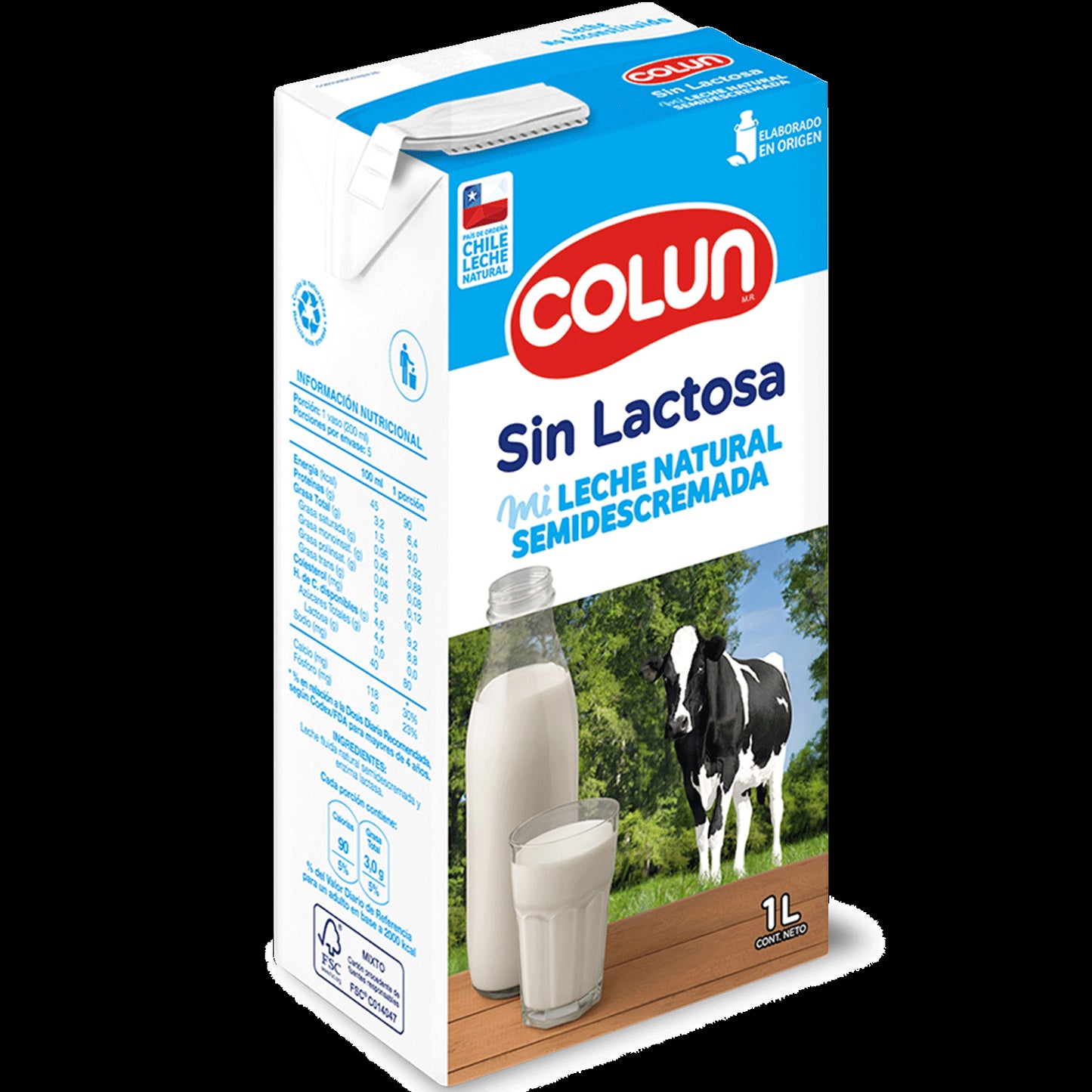 leche semidescremada sin lactosa 1
