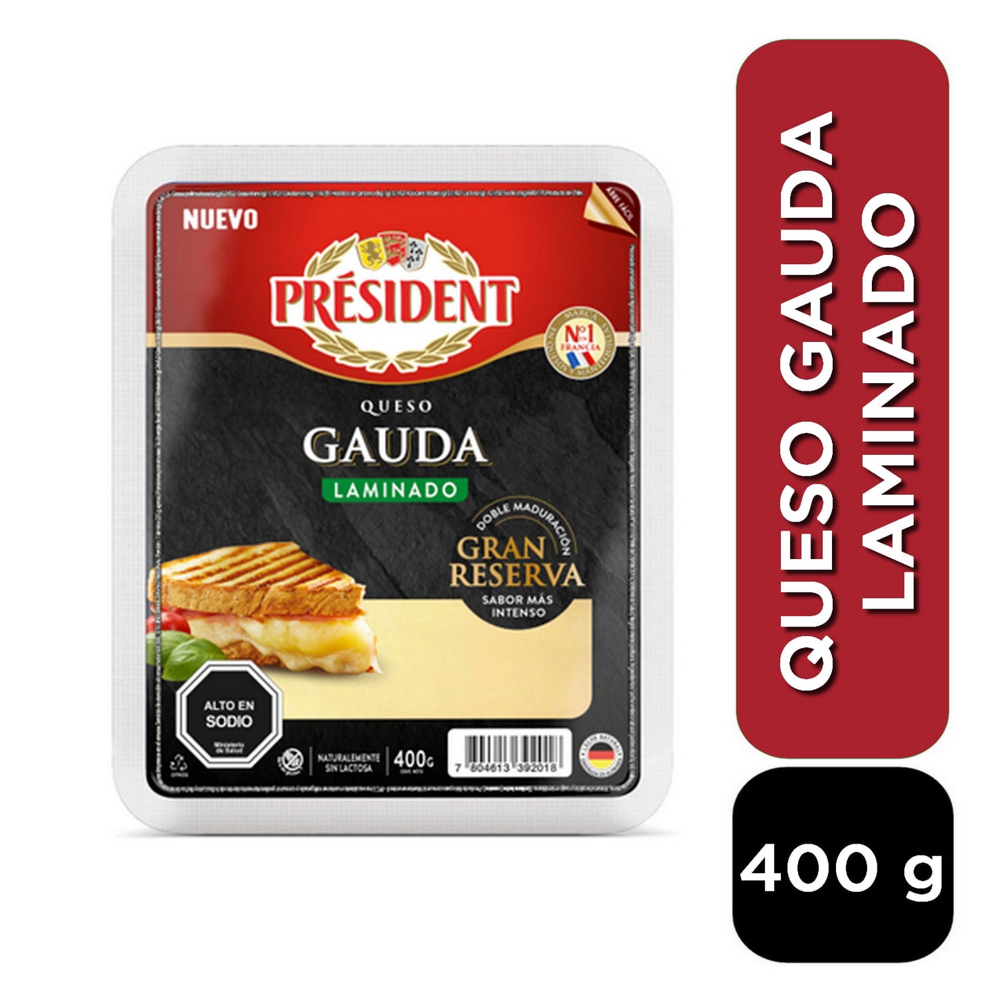 queso gauda laminado 400g