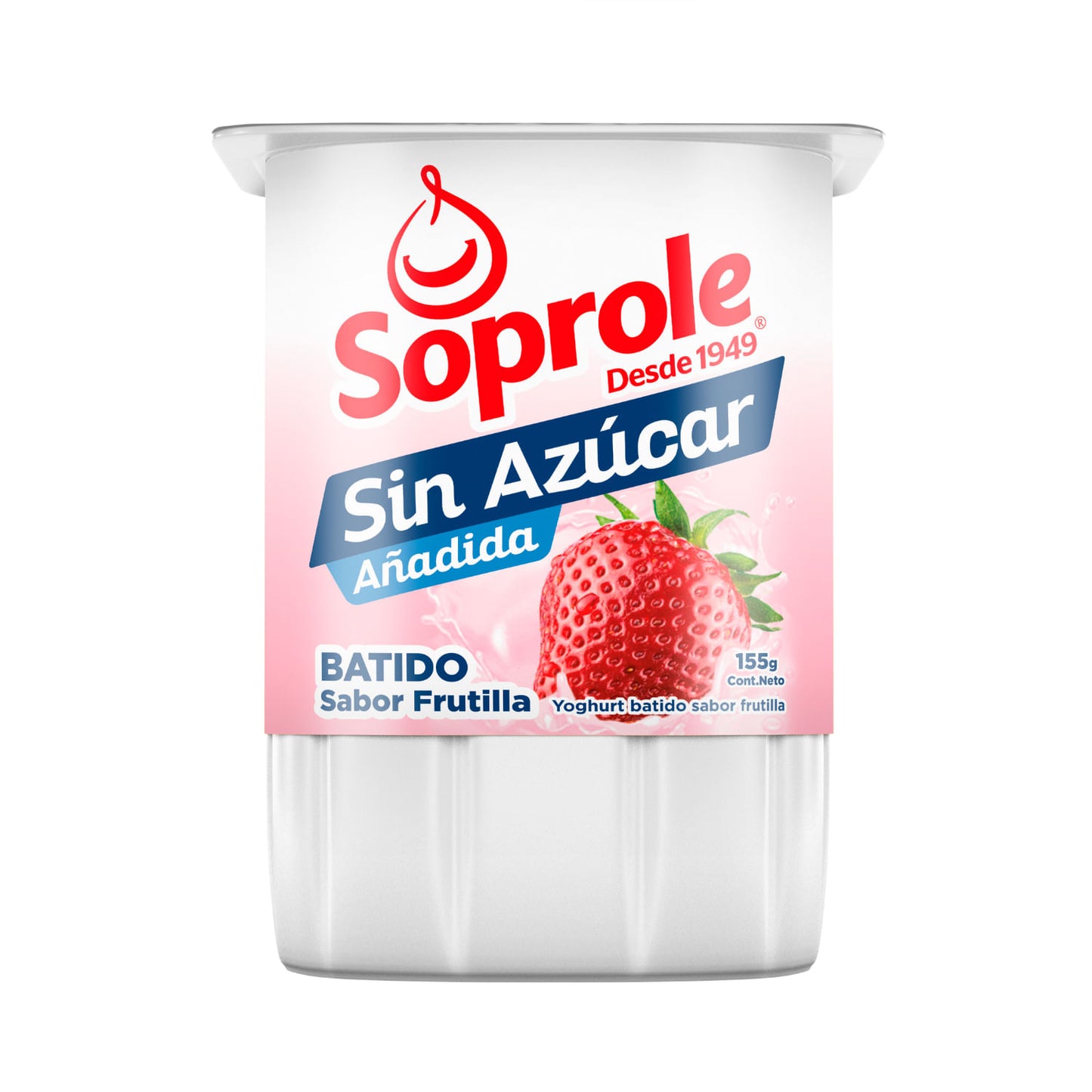 yoghurt frutilla sin azucar soprole