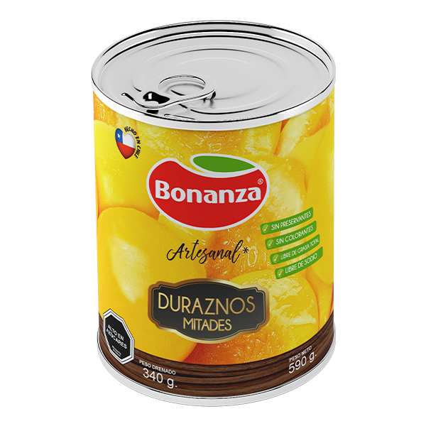 durazno mitades bonanza 590