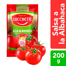salsa de tomate a la albahaca