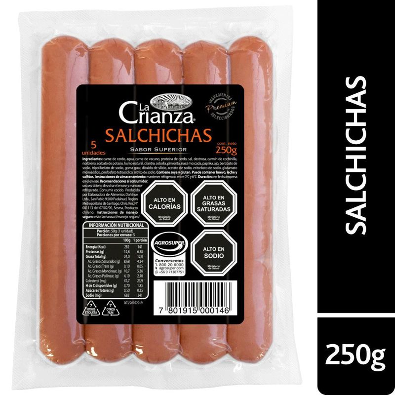 salchichas la crianza 5 un