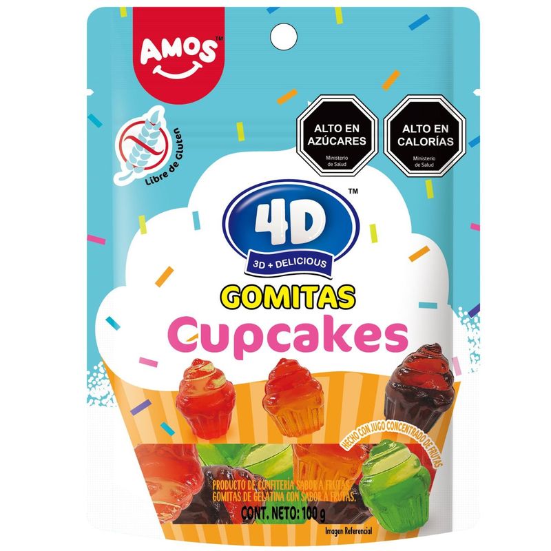 gomitas cupcakes 4d