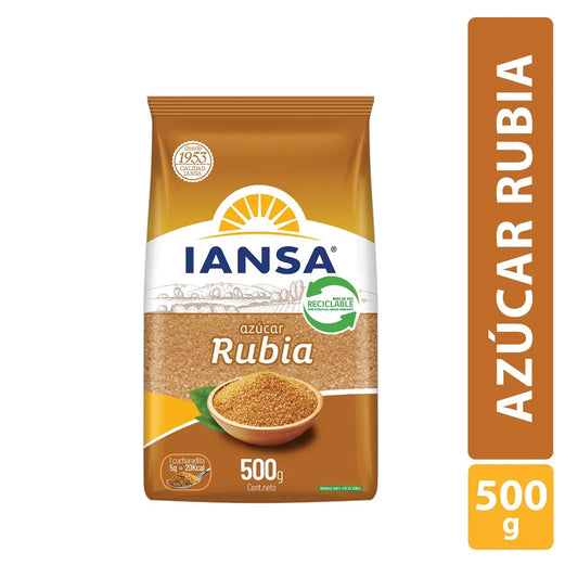 AZUCAR IANSA RUBIA 500GR