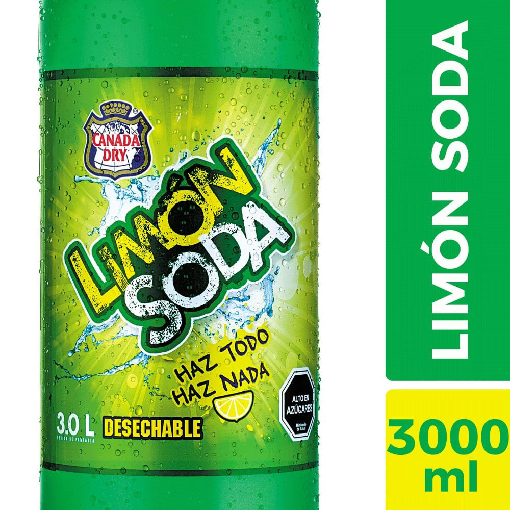LIMON SODA 3LITROS DESECHABLE