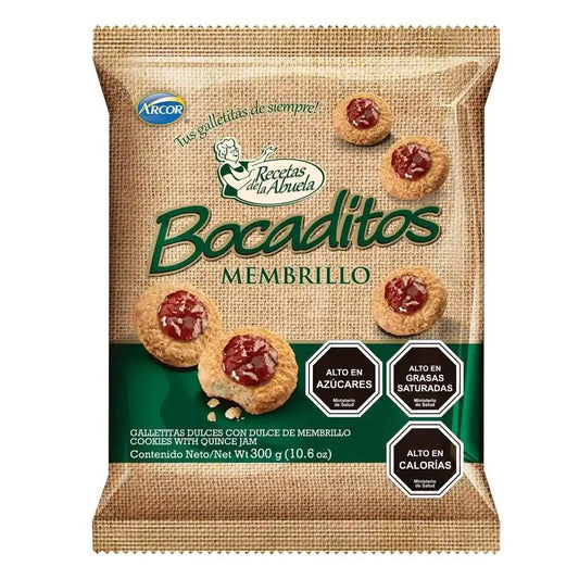 bocaditos galleta membrillo