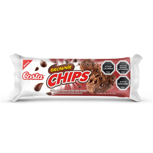 chips brownie galleta costa
