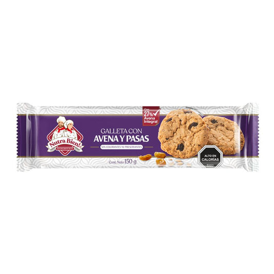 galletas avena pasas