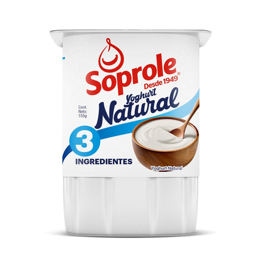 yoghurt natural soprole