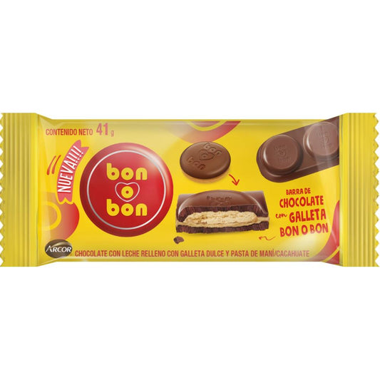 bon o bon barra de chocolate 41g