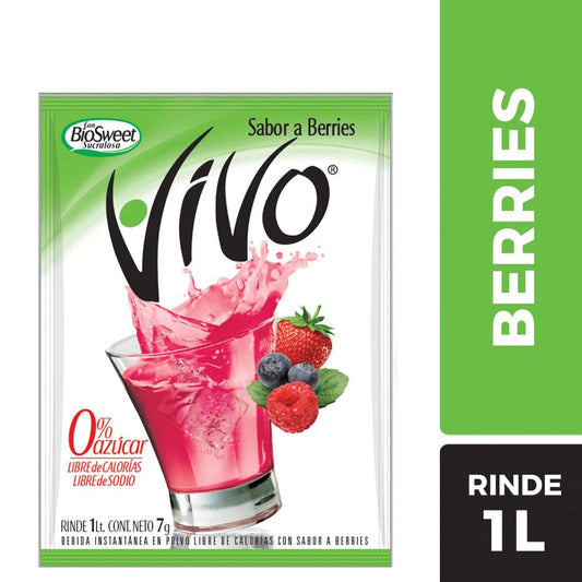 VIVO BERRIS JUGO EN POLVO