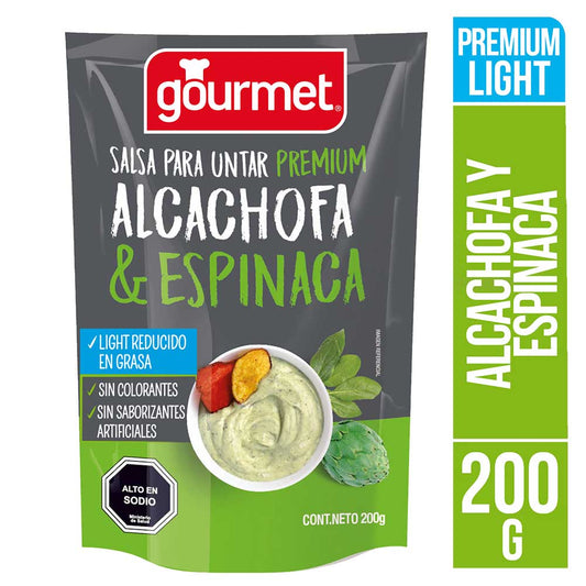 salsa para untar alcachofa y espinaca