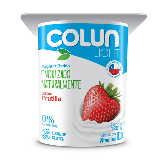 yoghurt colun frutilla light