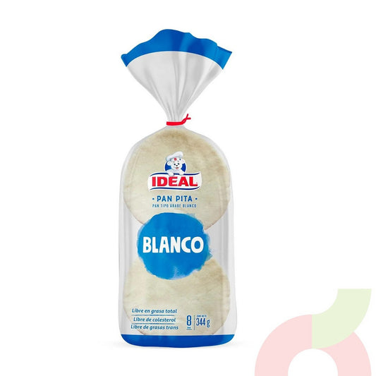 pan pita blanco ideal