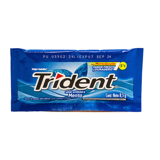 TRIDENT MENTA AZUL