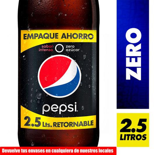 PEPSI ZERO RETORNABLE 2.5L
