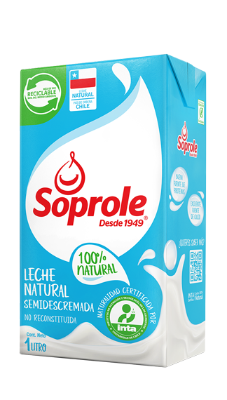 leche semidescremada soprole
