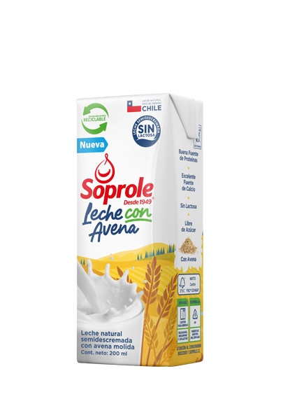 leche de avena soprole 200ml