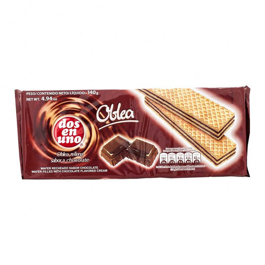 oblea chocolate dos en una 105g