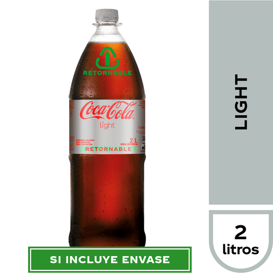 COCA COLA LIGHT 2 LT RETORNABLE