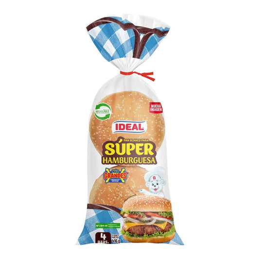 pan hamburguesa ideal xl