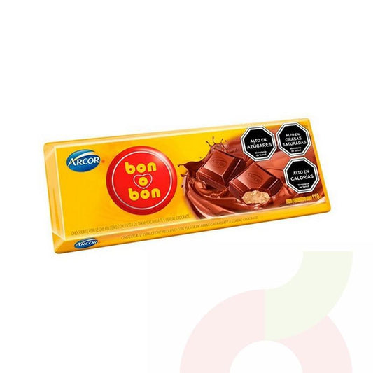 bon o bon barra chocolate 110g