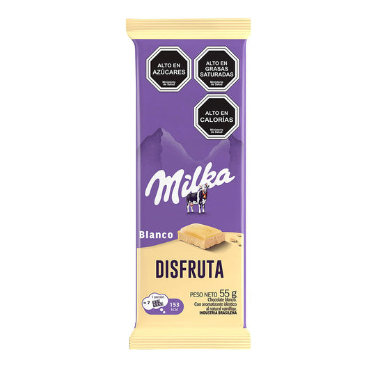 milka blanco disfruta 55g