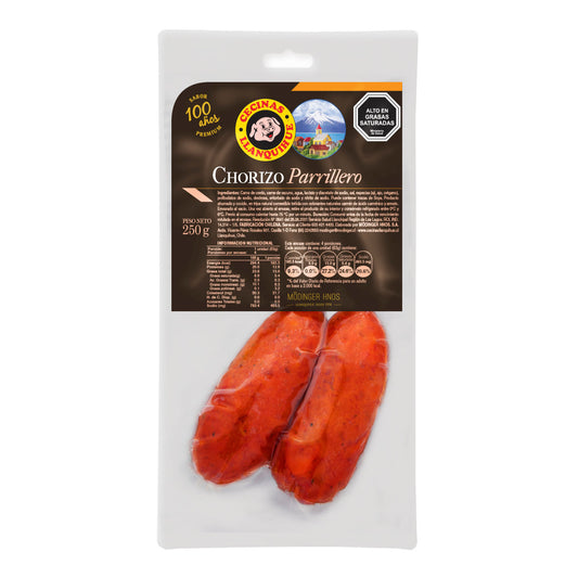 chorizo parrillero llanguihue 250g
