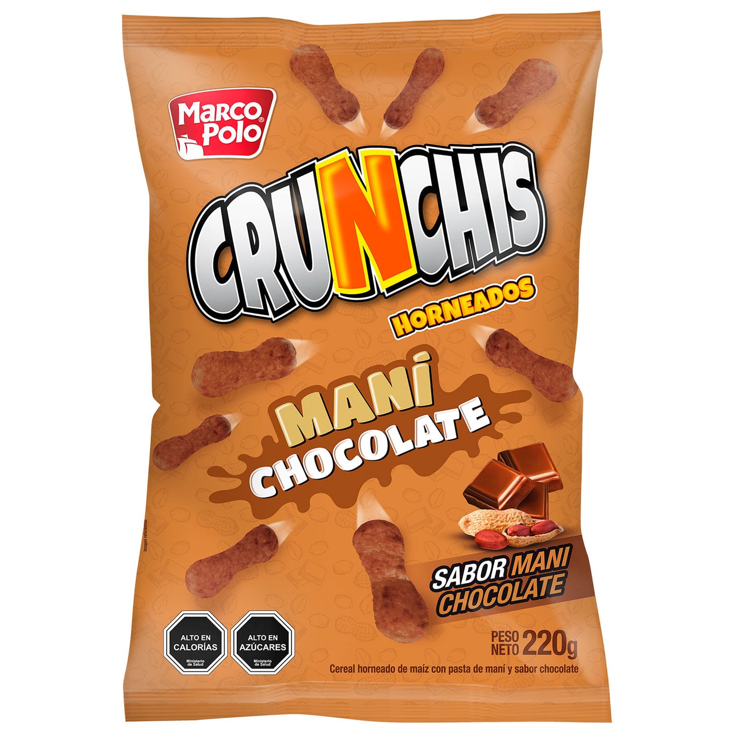 crunchis mani chocolate 220g