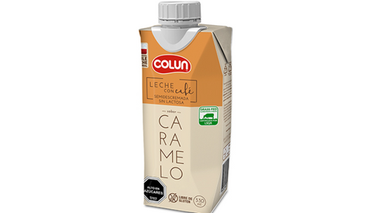 leche con cafe y caramelo
