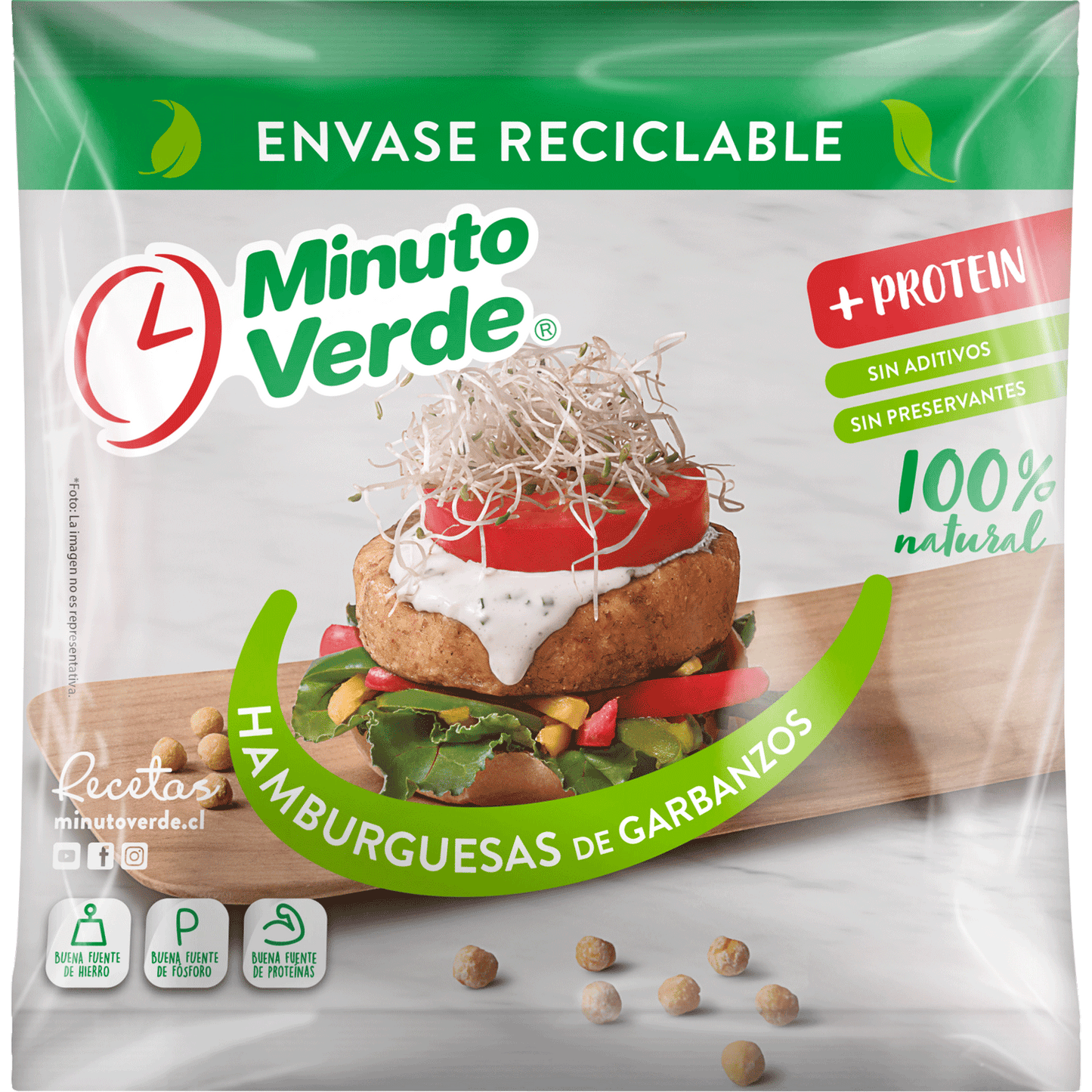 hamburguesa de garbansos mv