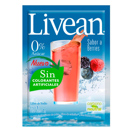 JUGO EN POLVO LIVEAN BERRIES