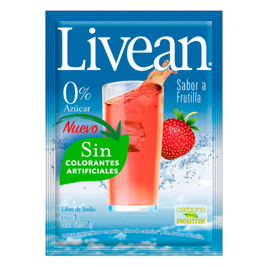 JUGO EN POLVO LIVEAN FRUTILLA