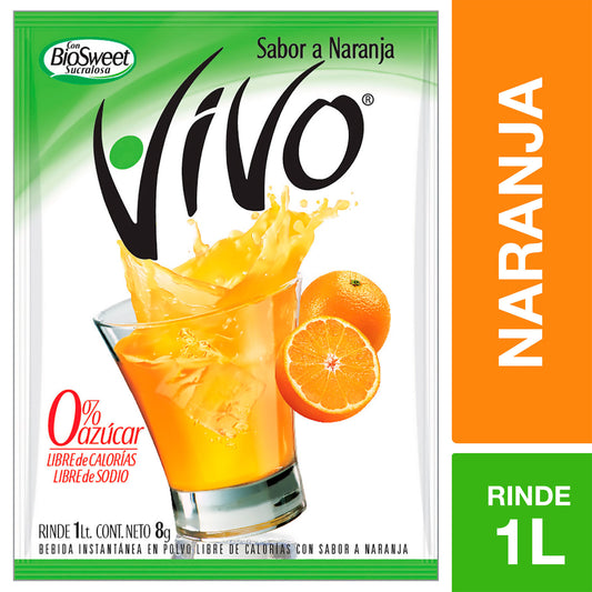 VIVO NARANJA JUGO EN POLVO