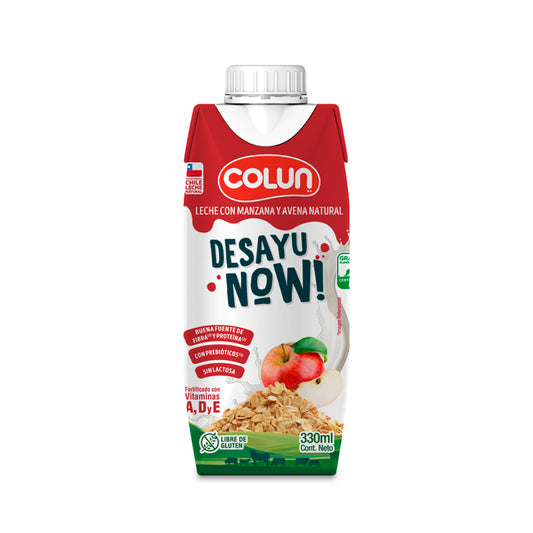leche con manzana y acena natural