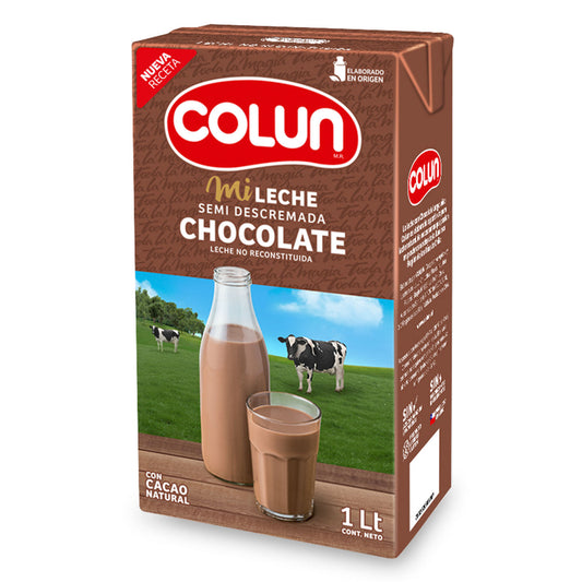 leche chocolate colun semidescremada