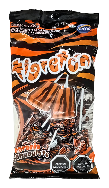 tigreton naranja chocolate