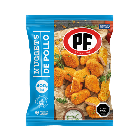 nuggets de pollo 400gr pf