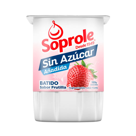 yogurt frutilla sin azucar soprole