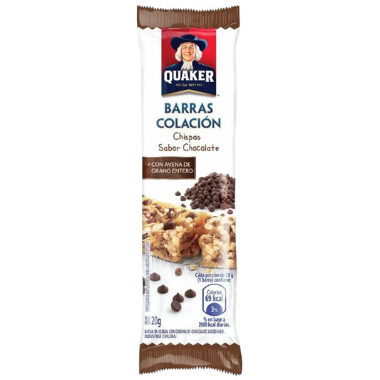 barras quaker chocolate