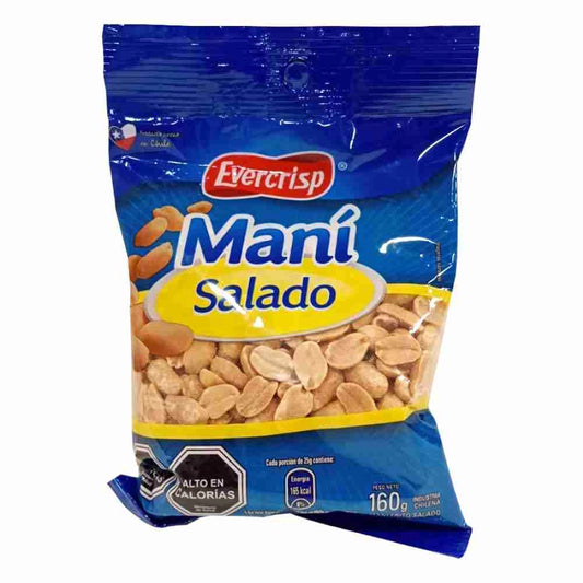 MANI SALADO EVERCRISP 160G