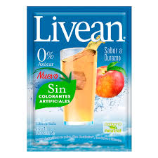 JUGO EN POLVO LIVEAN DURAZNO