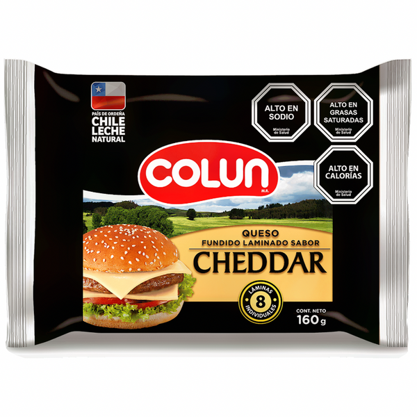 queso cheddar colun 160g