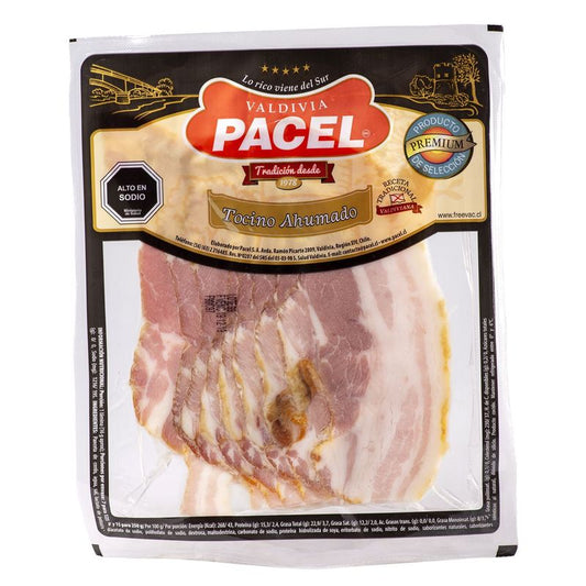tocino ahumado pacel valdivia 125gr